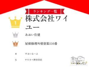 世田谷区のおすすめ屋根修理業者ランキングTOP5【2024年最新版】